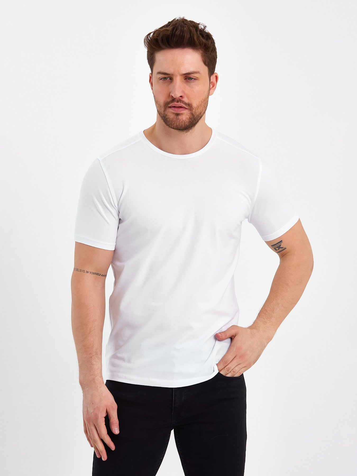 Футболка Trend Collection модель TC7553WhiteFTBLK Фото