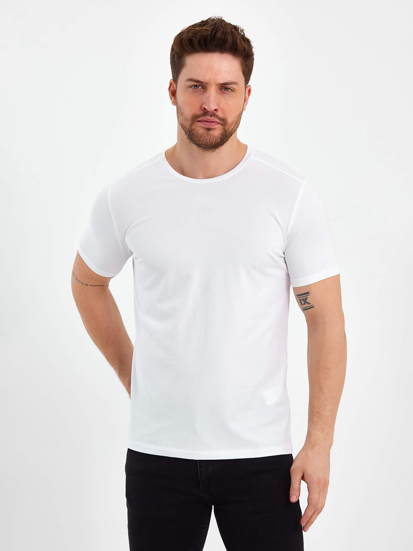 Футболка Trend Collection модель TC7553WhiteFTBLK Фото