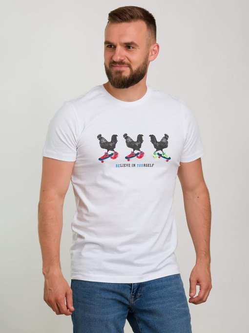 Футболка Trend Collection модель TC6532WhiteFTBLK Фото