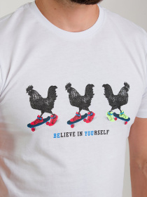 Футболка Trend Collection модель TC6532WhiteFTBLK Фото