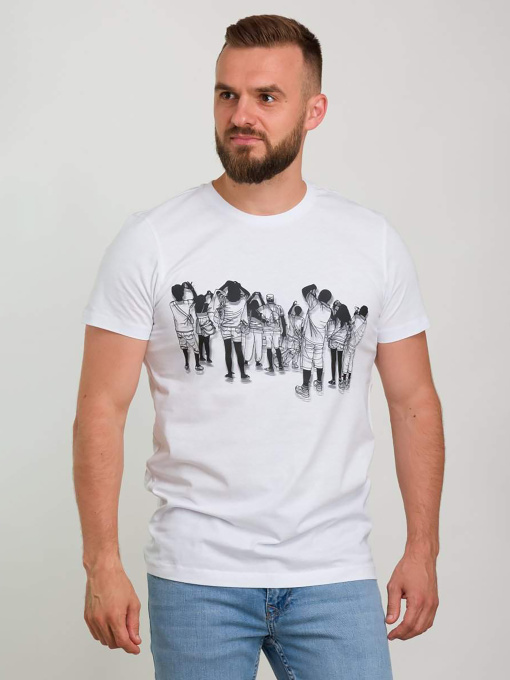 Футболка Trend Collection модель TC6530WhiteFTBLK Фото