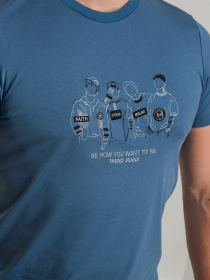 Футболка Trend Collection модель TC6520BlueFTBLK Фото