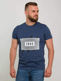 Футболка Trend Collection модель TC6515BlueFTBLK Фото