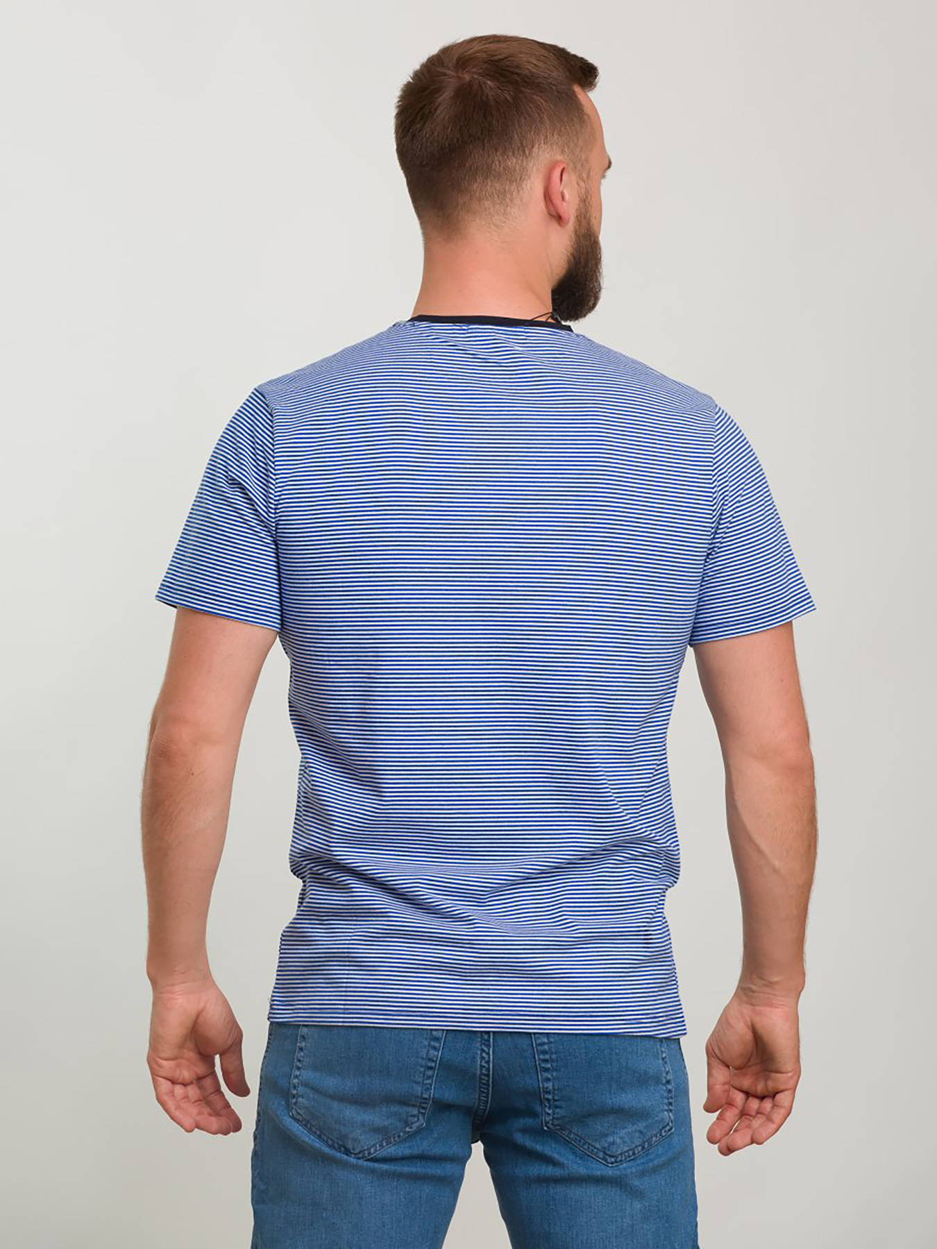 Футболка Trend Collection модель TC6453WhiteBlueFTBLK Футболка Trend Collection модель TC6453WhiteBlueFTBLK Фото