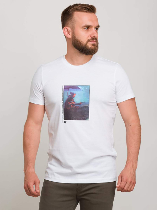 Футболка Trend Collection модель TC6382WhiteFTBLK Фото