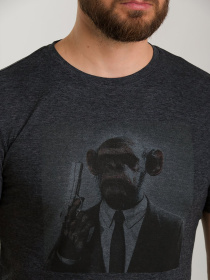 Футболка Trend Collection модель TC6206GreyFTBLK Фото