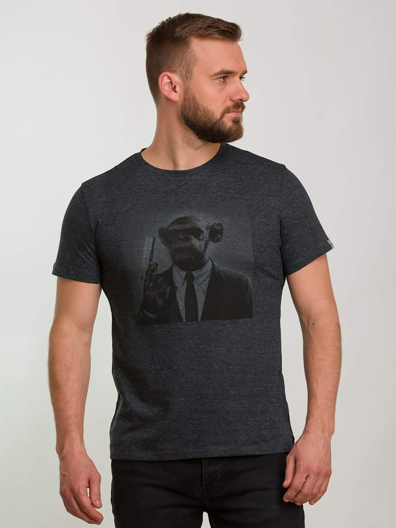 Футболка Trend Collection модель TC6206GreyFTBLK Фото