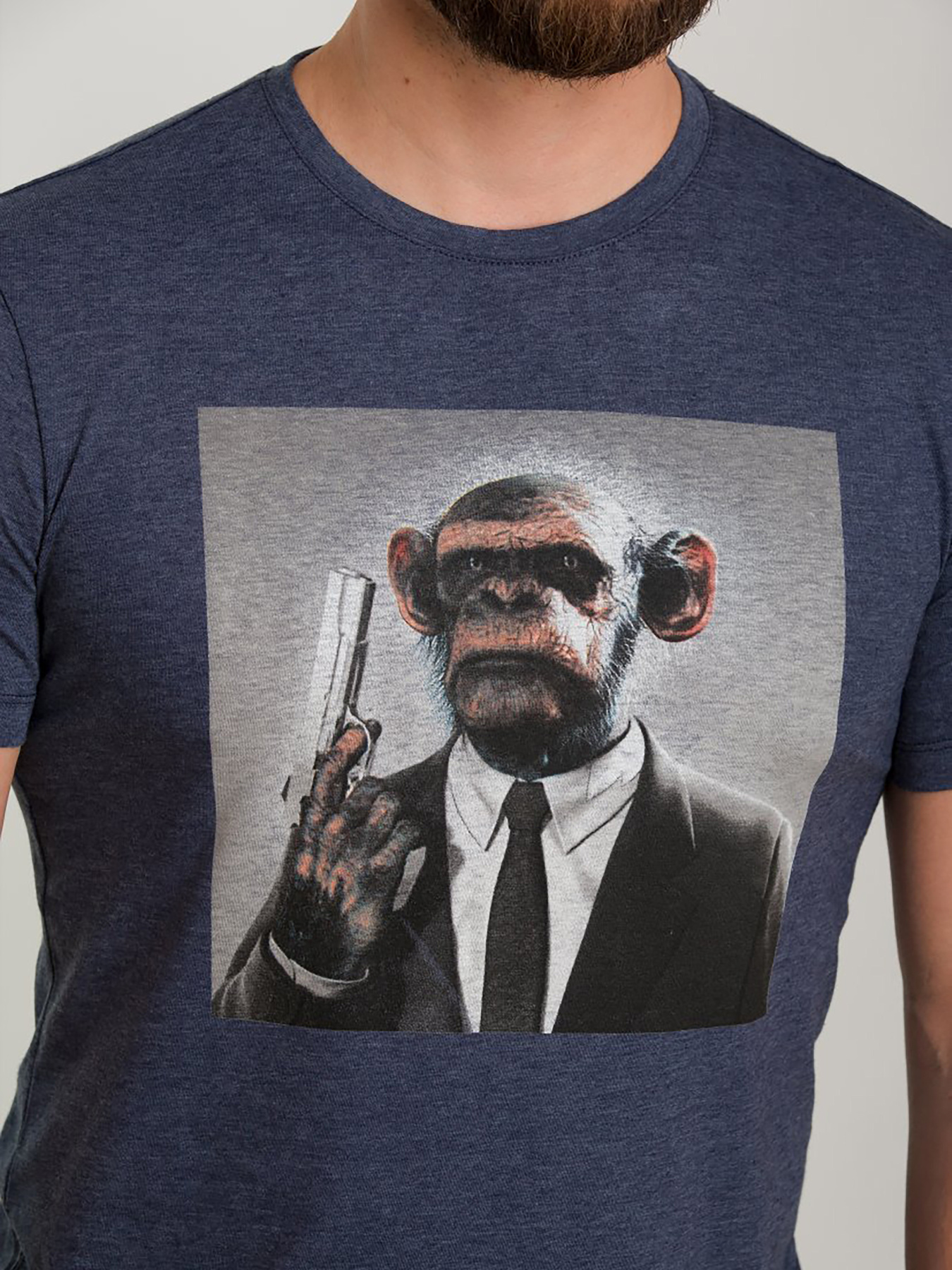 Футболка Trend Collection модель TC6205BlueFTBLK Фото