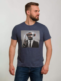 Футболка Trend Collection модель TC6205BlueFTBLK Фото