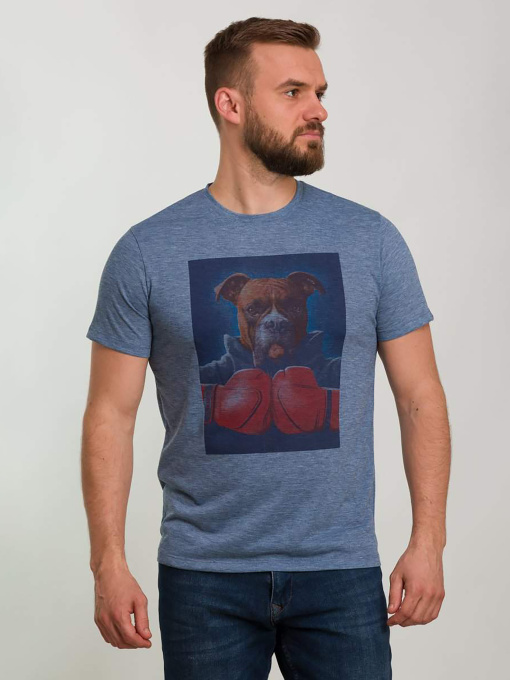 Футболка Trend Collection модель TC6201LightBlueFTBLK Фото