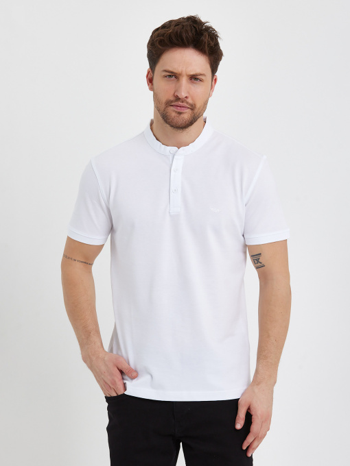 Поло Trend Collection модель TC6064WhiteFTBLK Фото