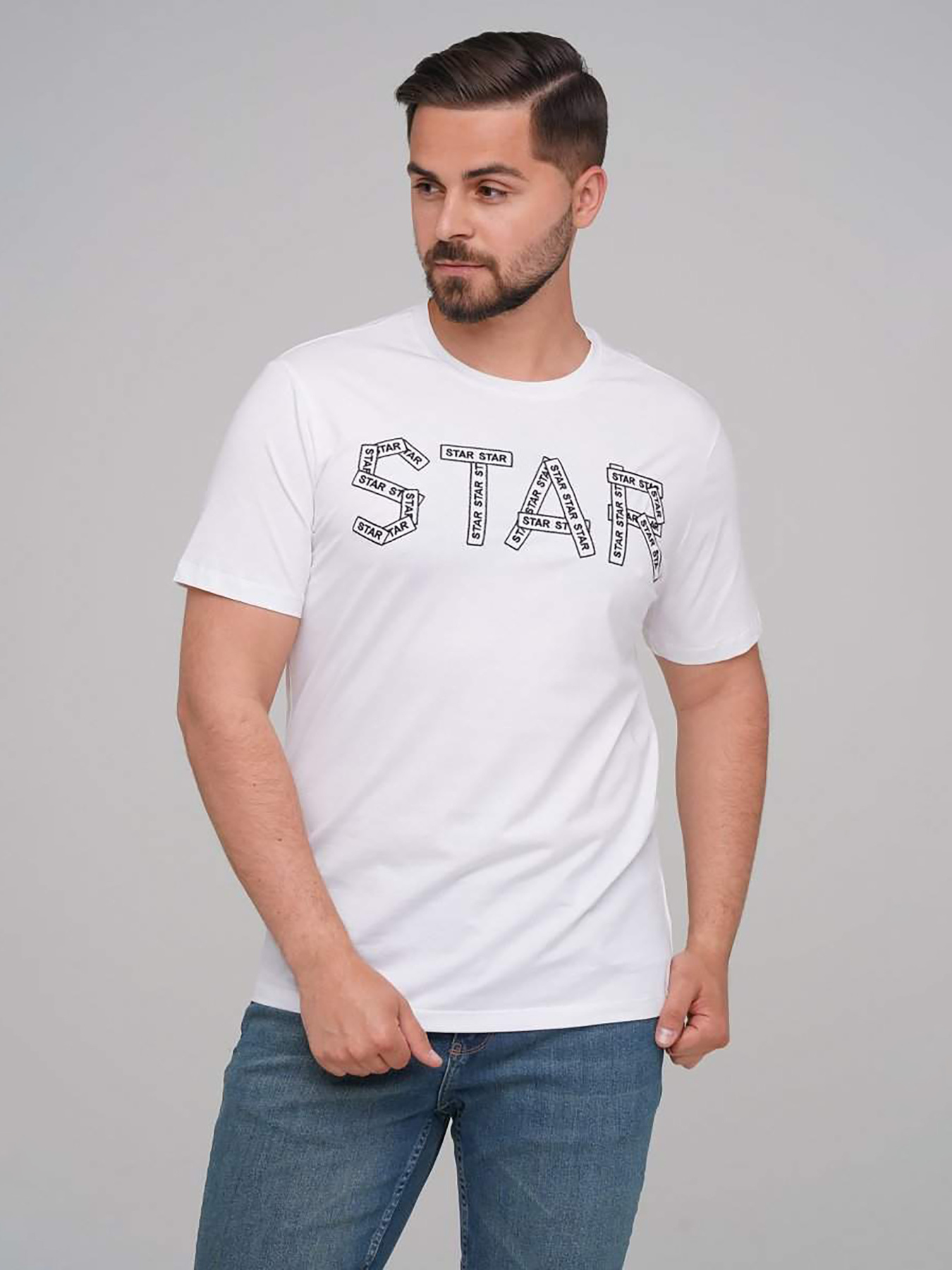 Футболка Trend Collection модель TC3600WhiteFTBLK Фото