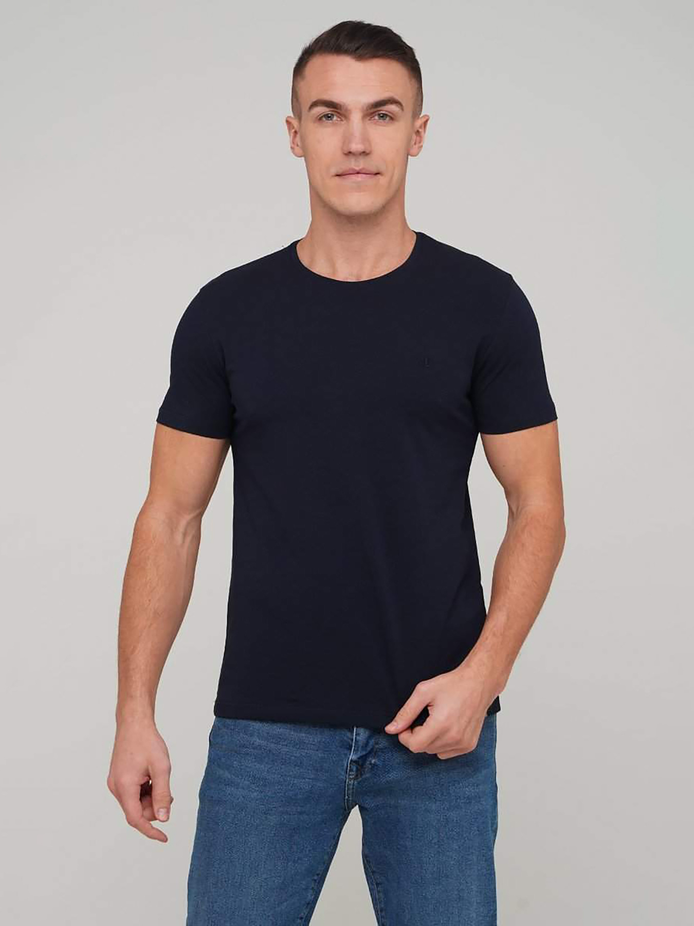 Футболка Trend Collection модель TC3298DarkBlueFTBLK Футболка Trend Collection модель TC3298DarkBlueFTBLK Фото