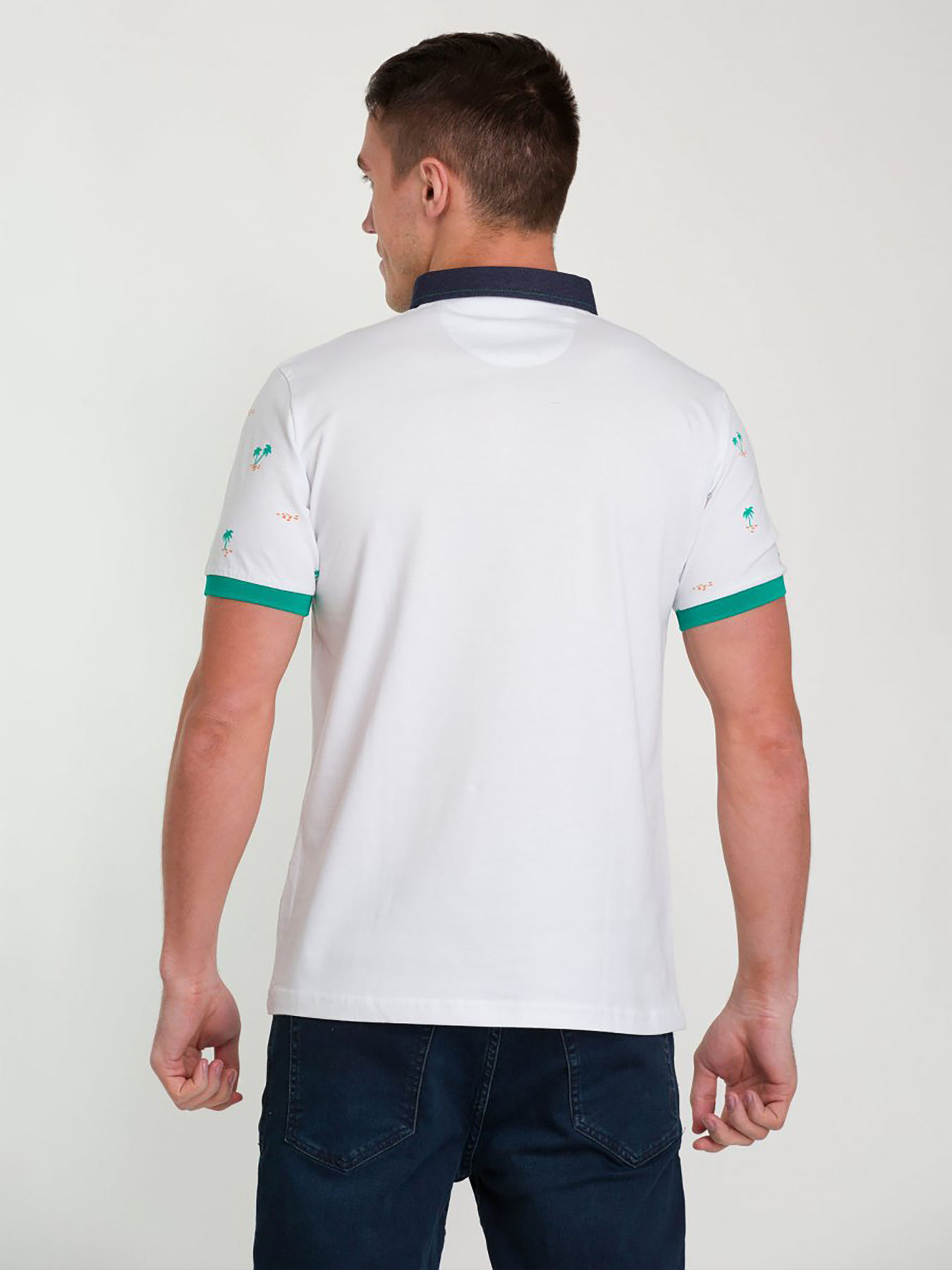 Поло Trend Collection модель TC2133WhiteFTBLK Фото