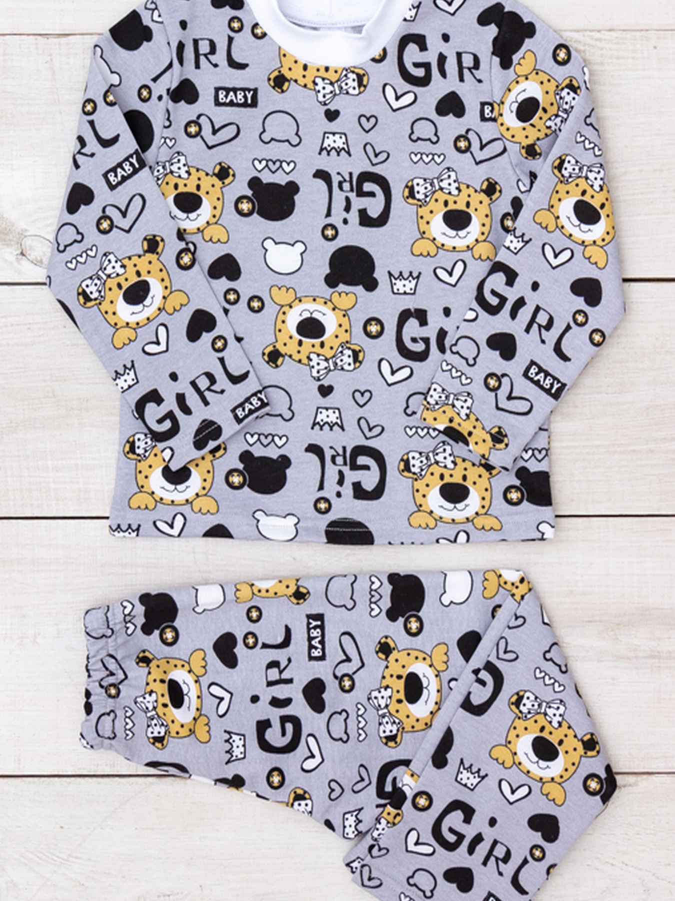 Піжама Носи своє Модель 6076-024-5-leopard-srij Фото