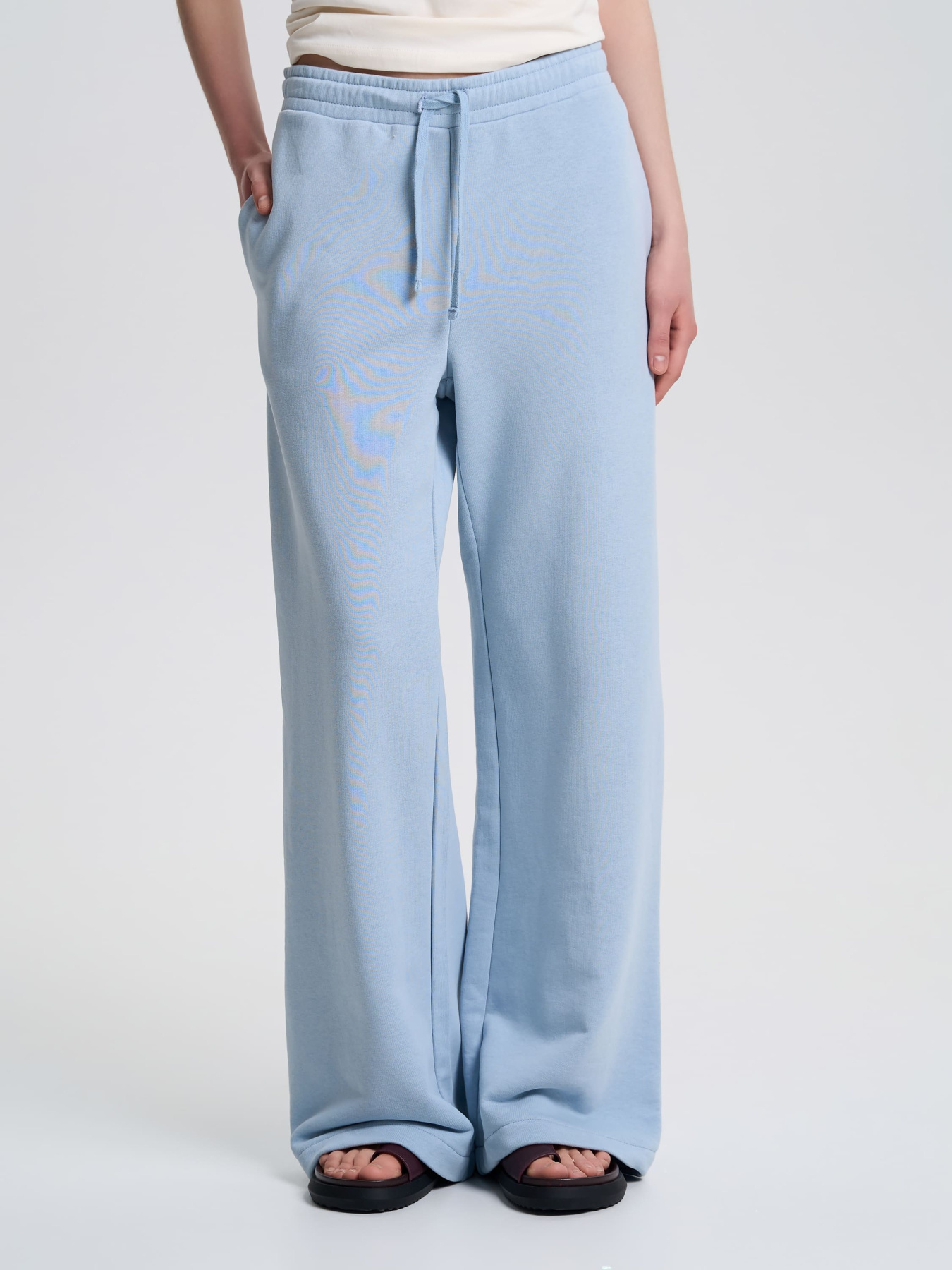 Повседневные штаны Роза модель 240610_gray_blue Фото