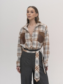 Сорочки 7/11 Seven Eleven модель SE26ShrtPl_Bg_Br Фото