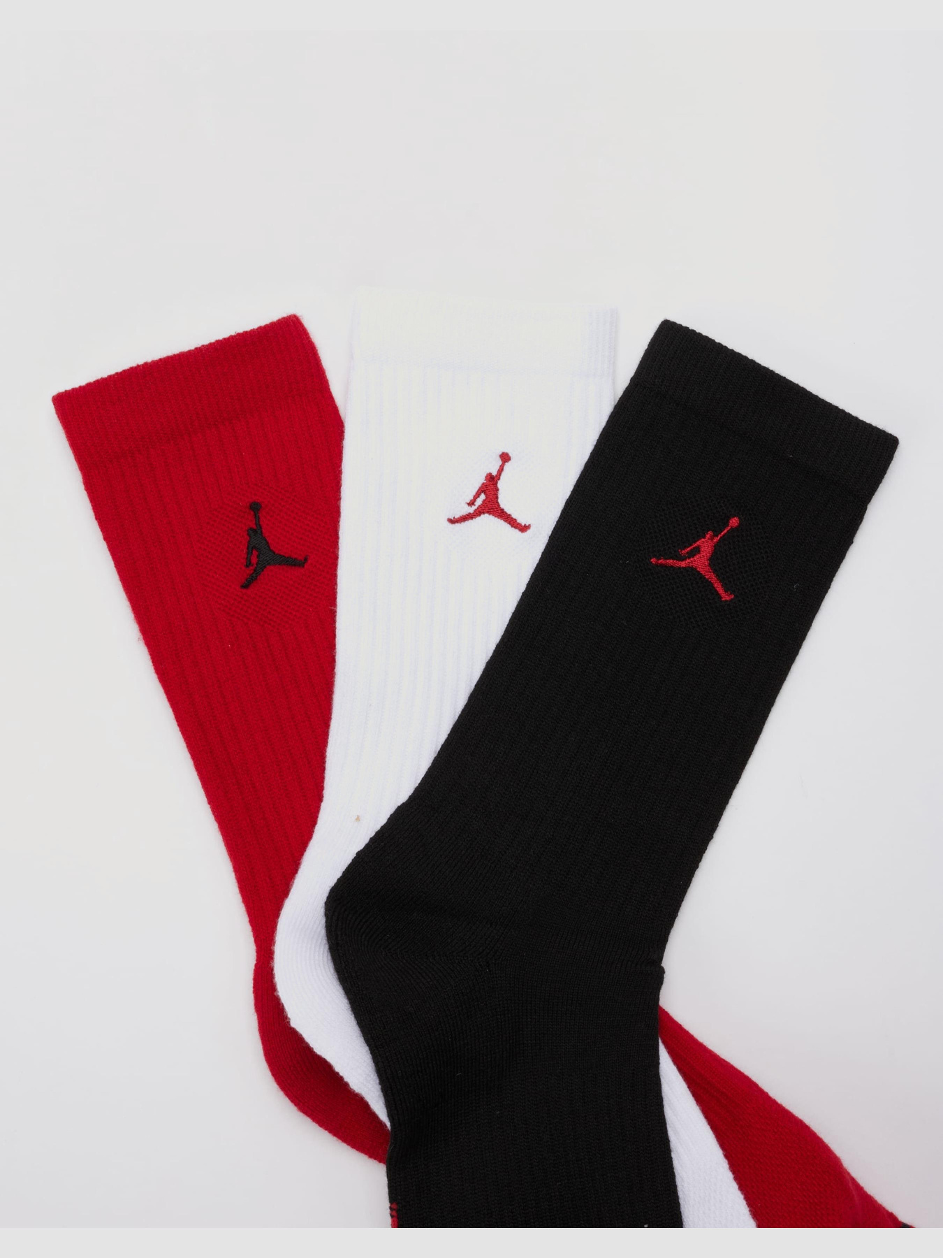 Набор носков Jordan Jumpman Crew Socks 3-Pack модель DX9632-918 Фото