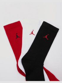 Набор носков Jordan Jumpman Crew Socks 3-Pack модель DX9632-918 Фото