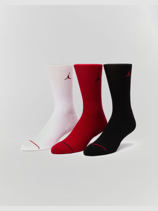 Набір шкарпеток Jordan Jumpman Crew Socks 3-Pack модель DX9632-918 Фото