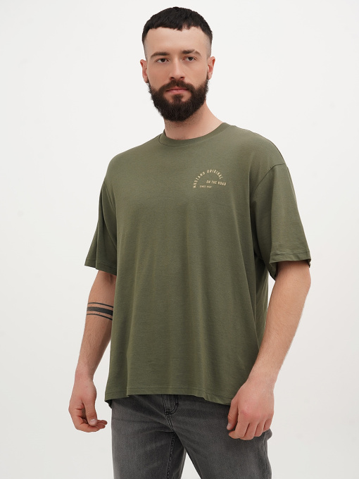 Футболка Mustang Jeans Aidan C Print модель 3014086 Фото