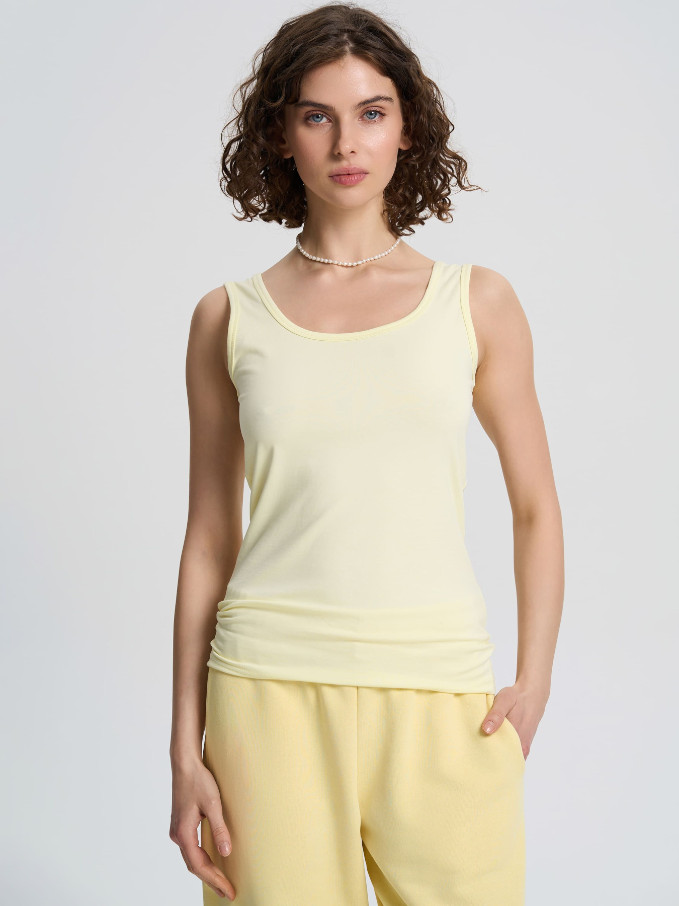 Майка Роза модель 200126_light_yellow Фото