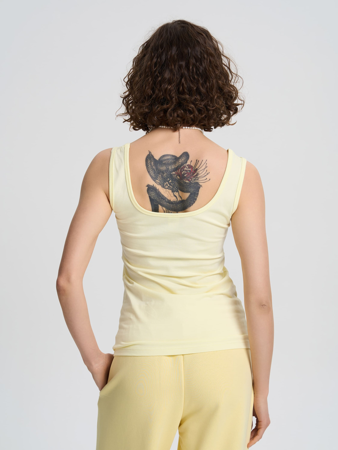 Майка Роза модель 200126_light_yellow Фото