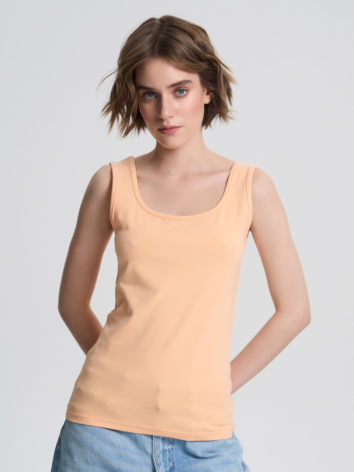 Майка Роза модель 200126_peach Фото