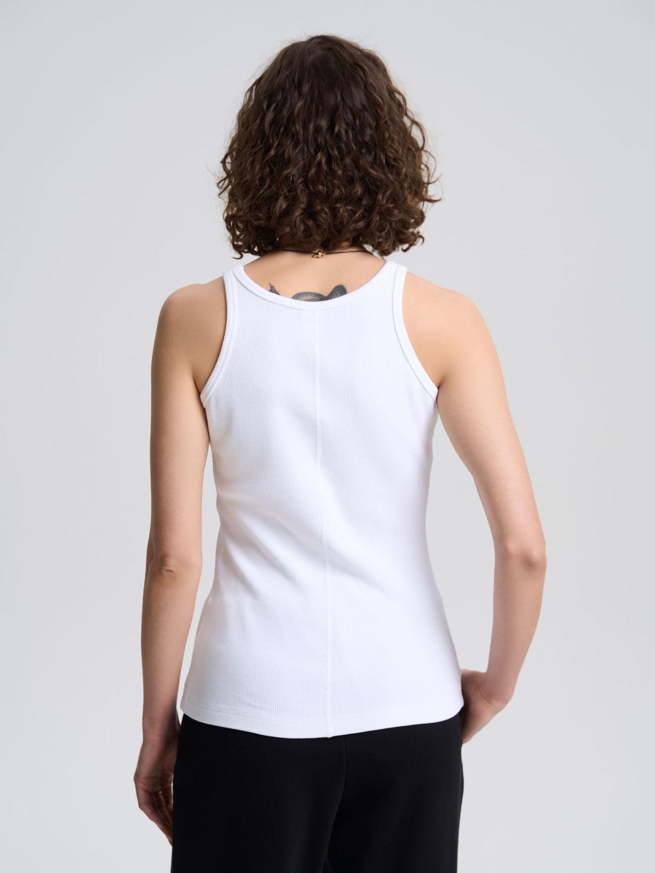 Майка Роза модель 240602_white Майка Роза модель 240602_white Фото