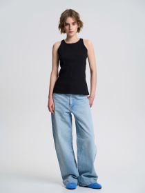 Майка Роза модель 240602_black Фото