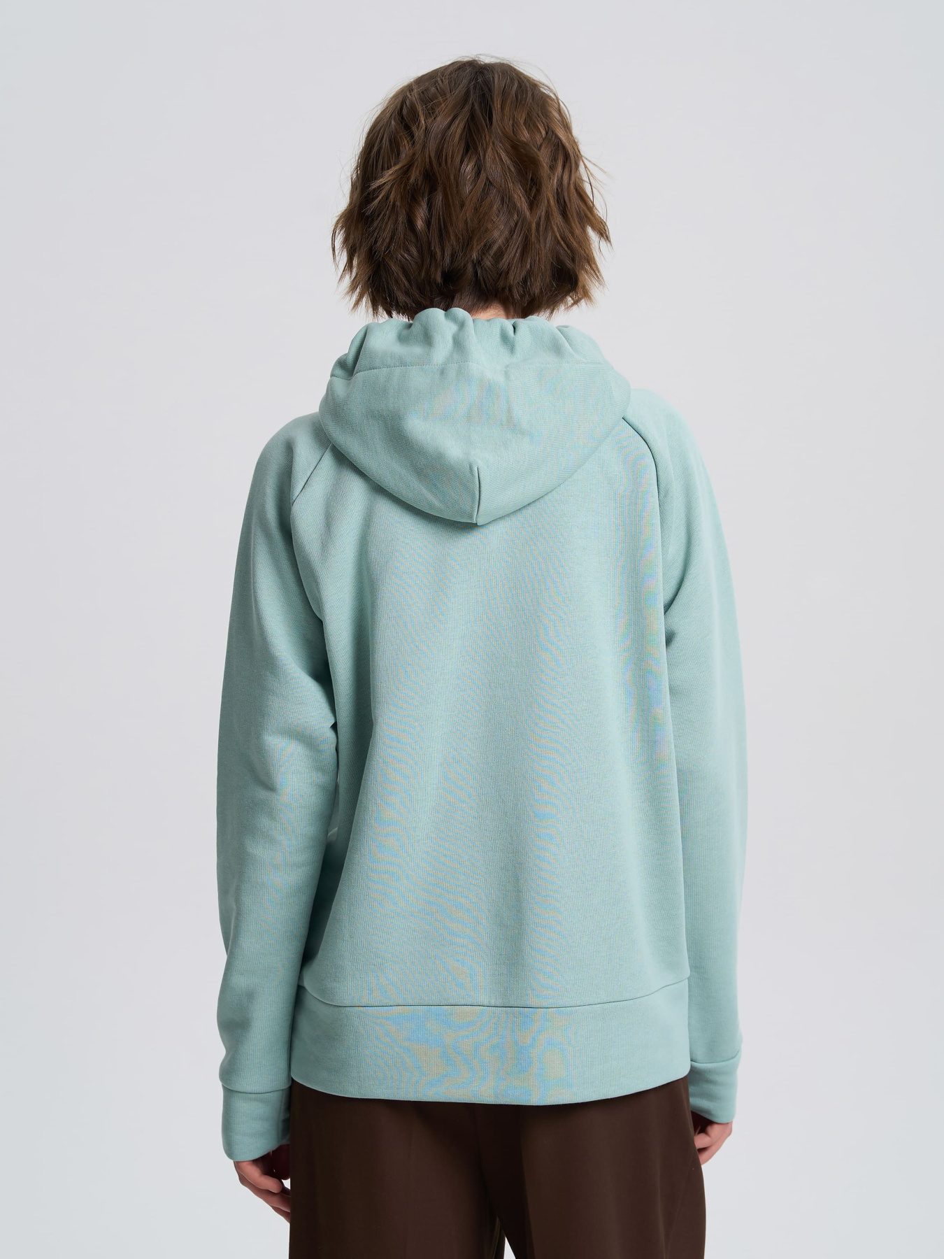 Худи Роза модель 240608_turquoise Фото