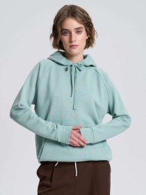 Худи Роза модель 240608_turquoise Фото