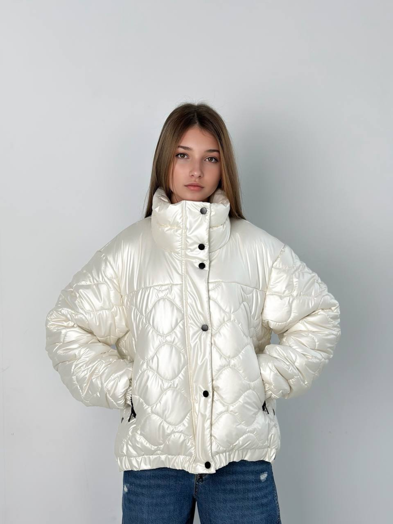 Куртки и дубленки EVIE модель Milk - 805-2 Фото