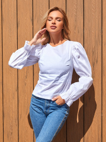 Блуза ISSA Plus модель SA-279_white Фото