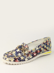 Мокасины It-girl модель 60-01-2791-blue-red Фото