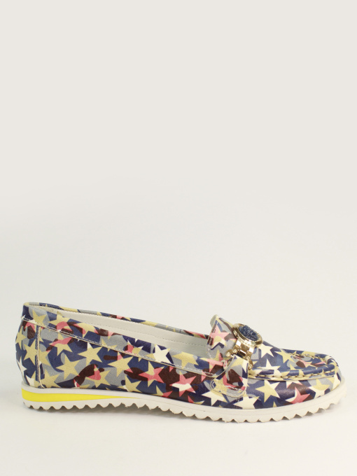 Мокасины It-girl модель 60-01-2791-blue-red Фото