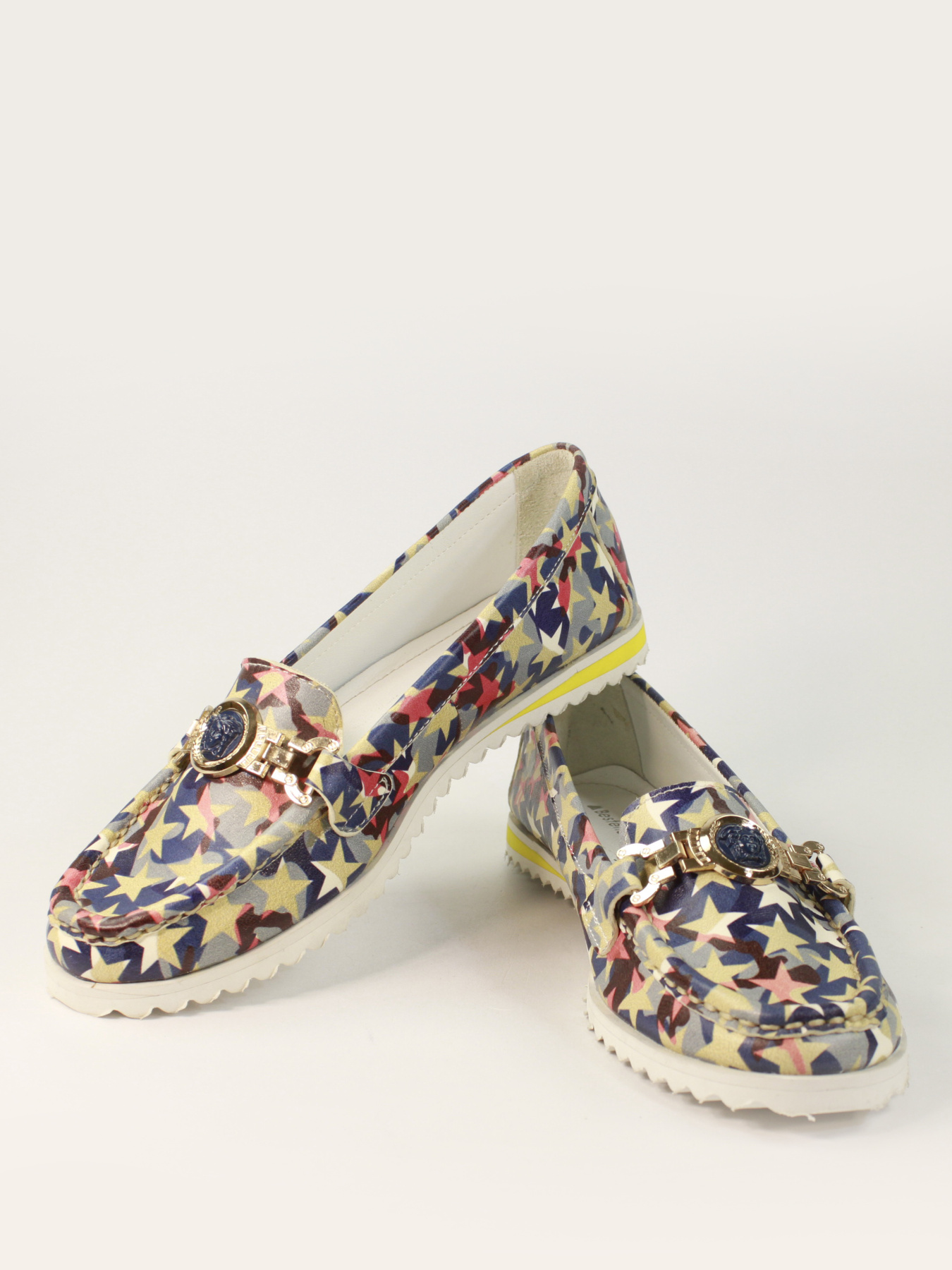 Мокасини It-girl модель 60-01-2791-blue-red Фото