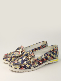 Мокасини It-girl модель 60-01-2791-blue-red Фото