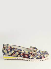 Мокасини It-girl модель 60-01-2791-blue-red Фото