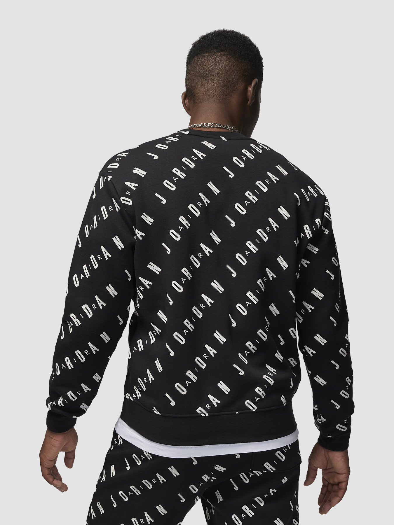 Світшот Jordan Graphic Fleece Crew-Neck Sweatshirt модель DX9173-010 Світшот Jordan Graphic Fleece Crew-Neck Sweatshirt модель DX9173-010 Фото