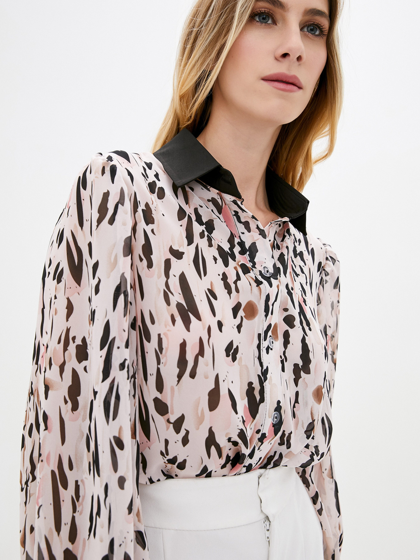 Блуза ISSA Plus модель SA-321_multicolor Фото