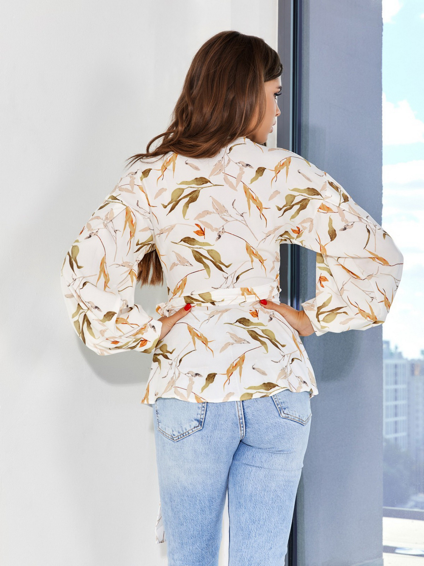 Блуза ISSA Plus модель SA-328_white Фото