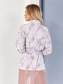 Блуза ISSA Plus модель SA-333_grey Фото