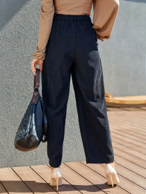 Штани палаццо ISSA Plus модель 12908_black Фото