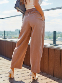 Брюки палаццо ISSA Plus модель 12908_beige Фото