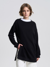 Світшот Роза модель 240647_black Світшот Роза модель 240647_black Фото