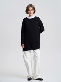 Світшот Роза модель 240647_black Фото