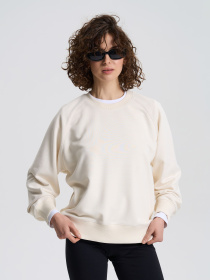 Світшот Роза модель 231111_light_beige Світшот Роза модель 231111_light_beige Фото