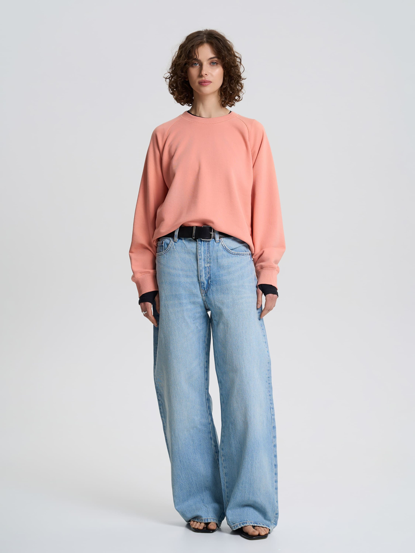 Світшот Роза модель 231111_coral Фото