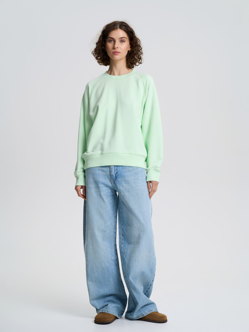 Свитшот Роза модель 231111_light_green Фото